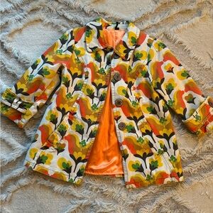 Vintage 70s floral folk Ambition jacket